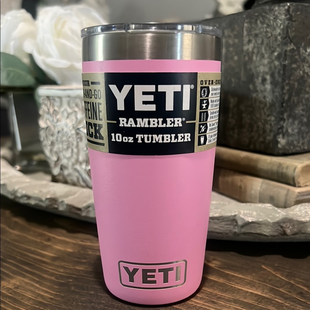 YETI Rambler 10oz Tumbler in Vibrant Pink